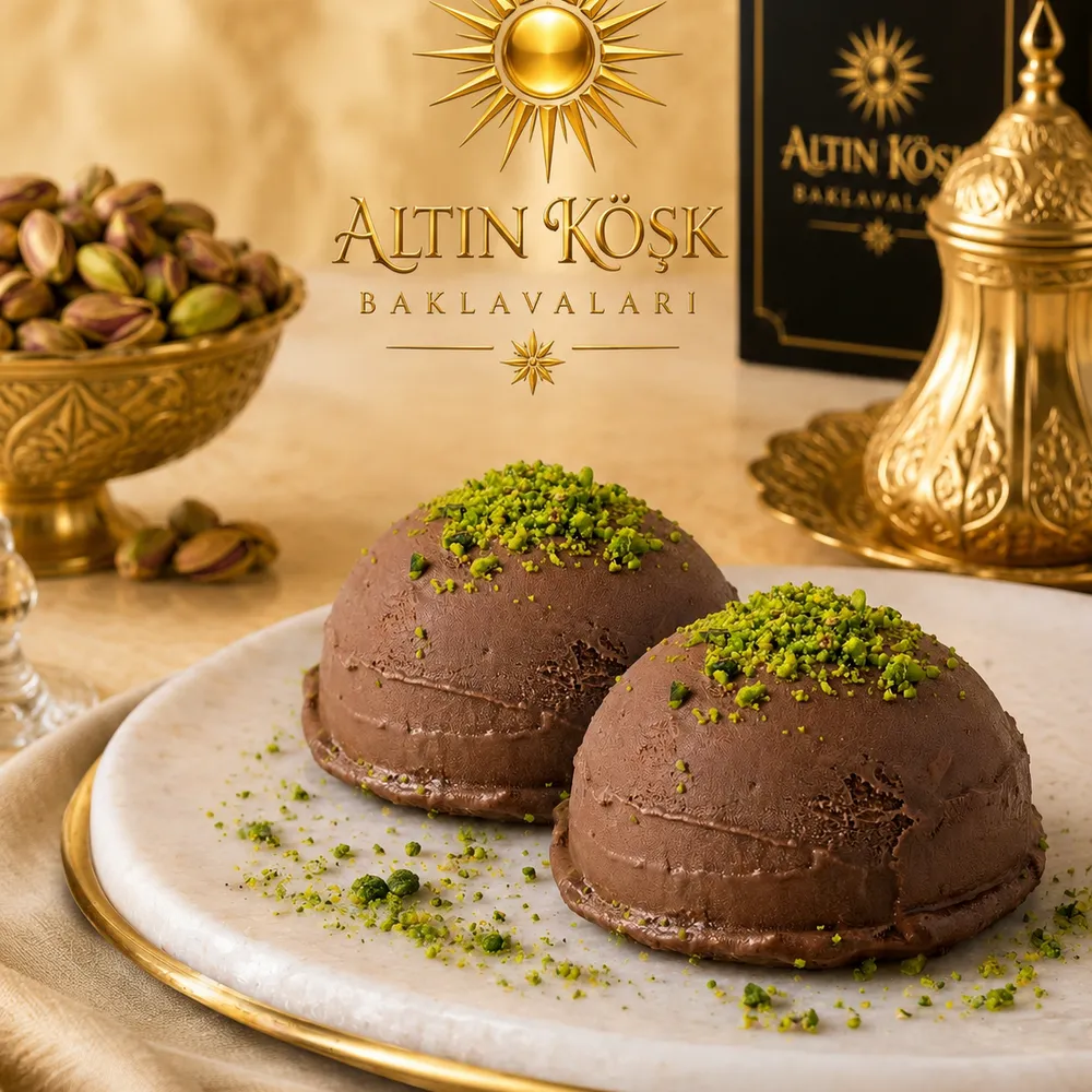 Çikolatalı Kase Maraş Dondurması, Chocolate Bowl Maraş Ice Cream