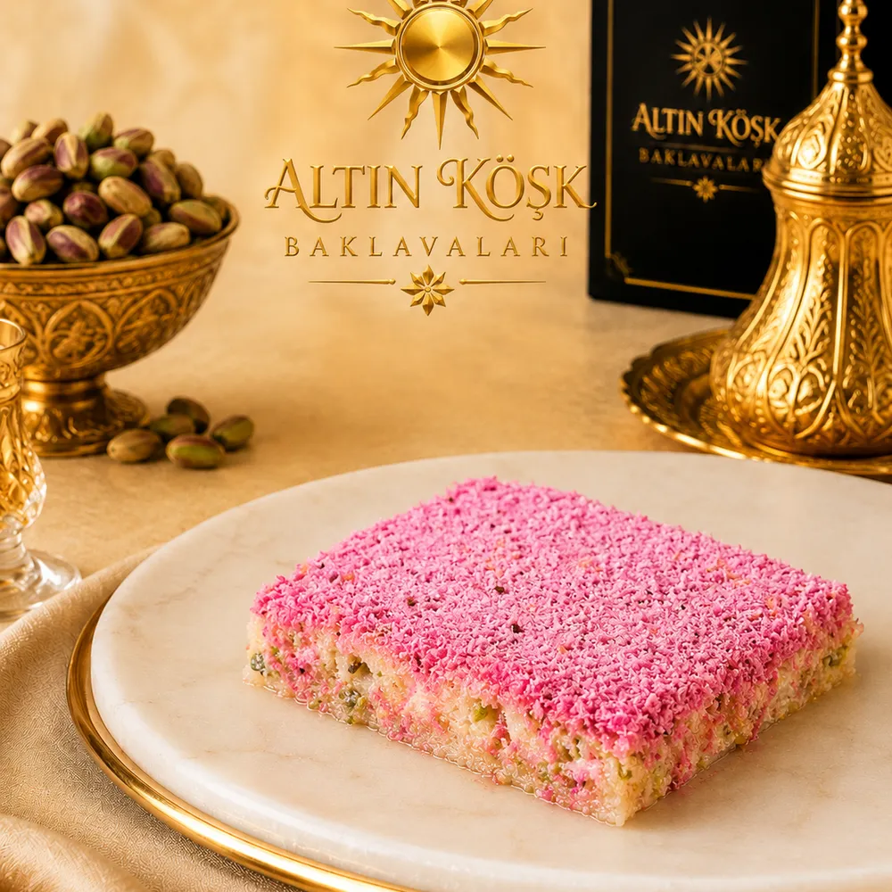 Soğuk Kadayıf – Frambuazlı, Cold Kadayif – Raspberry